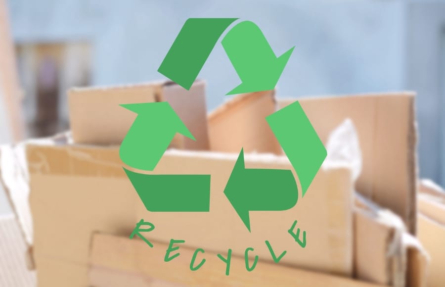 Caja para reciclar